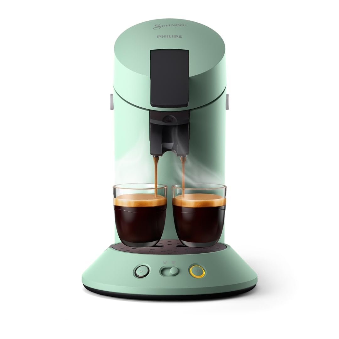 Machine à café à dosettes Senseo Original Plus Vert Désert CSA210/80