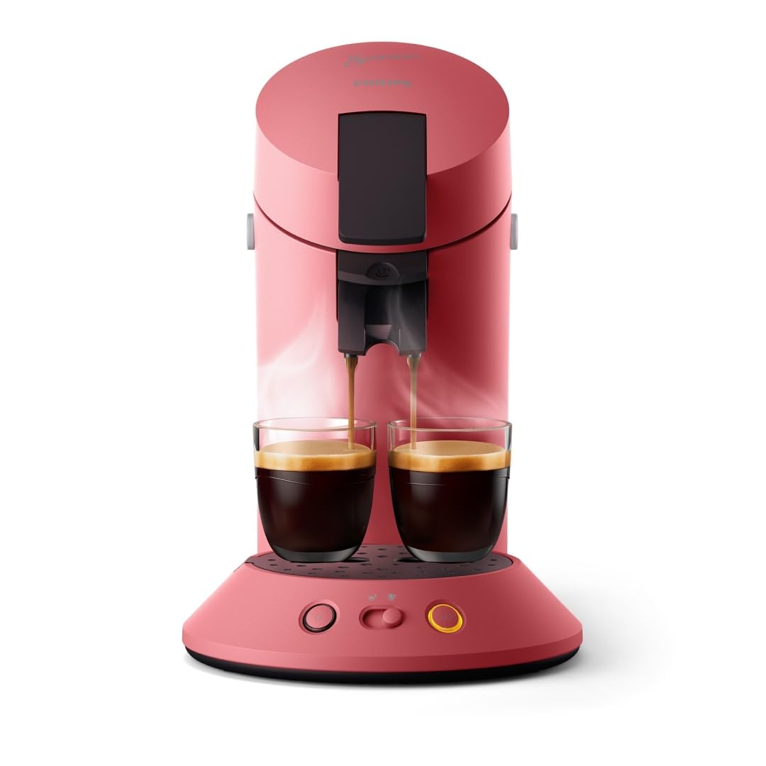 Machine à café à dosettes Senseo Original Plus Rouge Tendre CSA210/35