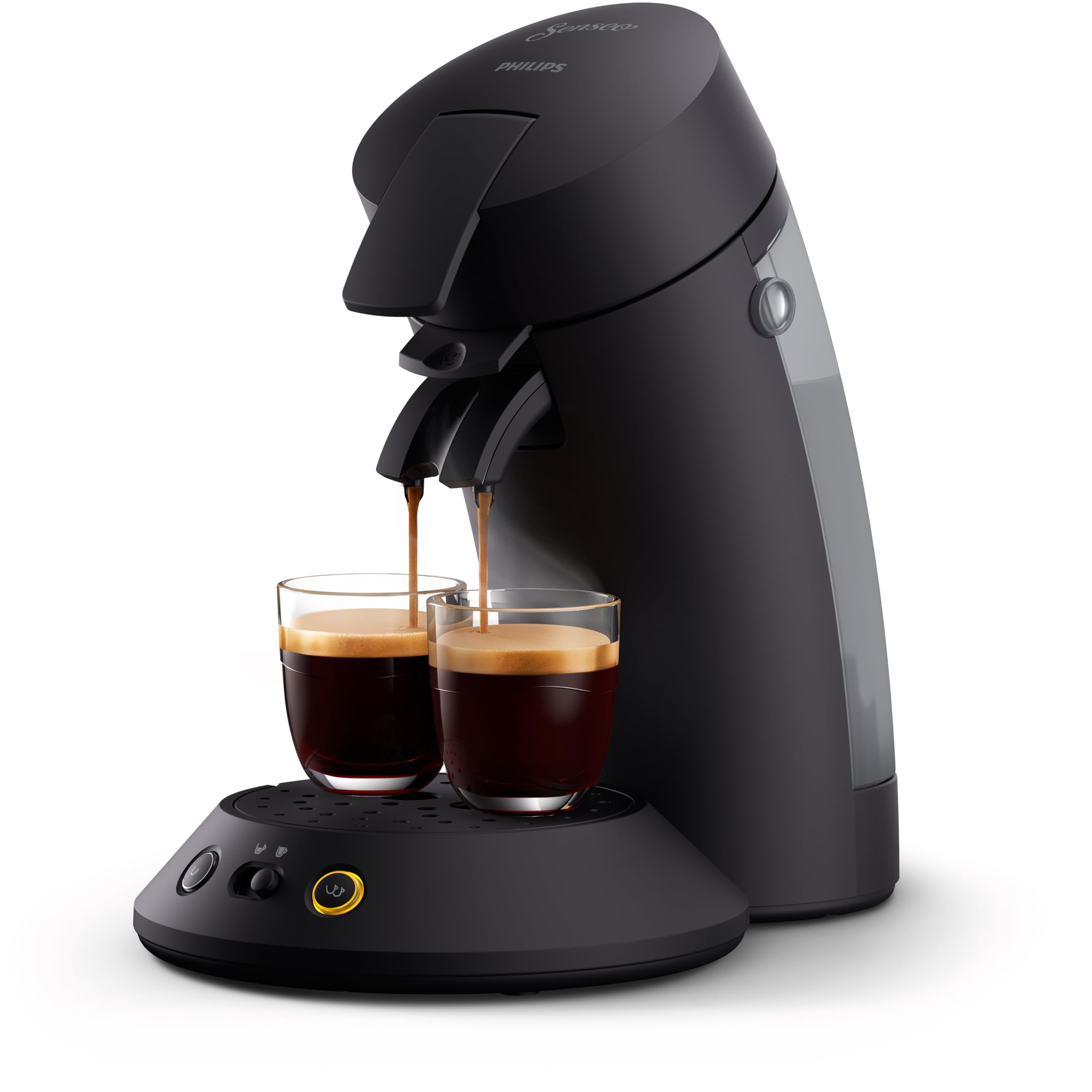 Machine à café à dosettes Senseo Original Plus Noir Intense CSA210/61